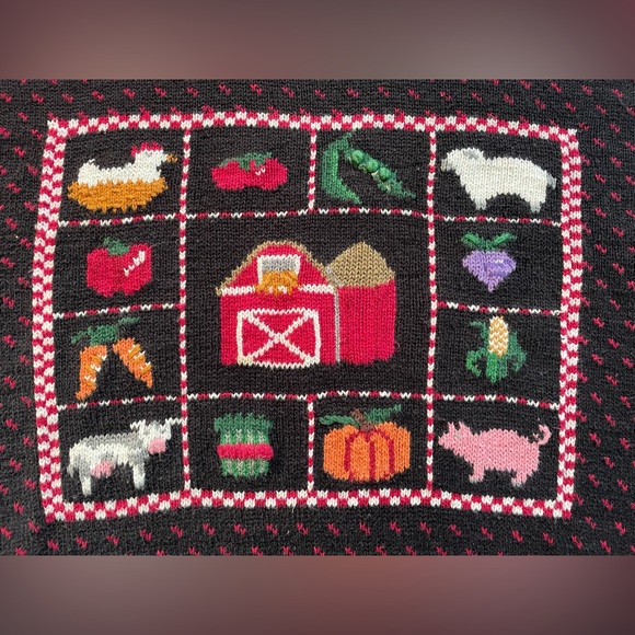Vintage Northern Isles Knit Farm Sweater ✨🐄 - Picture 2 of 10